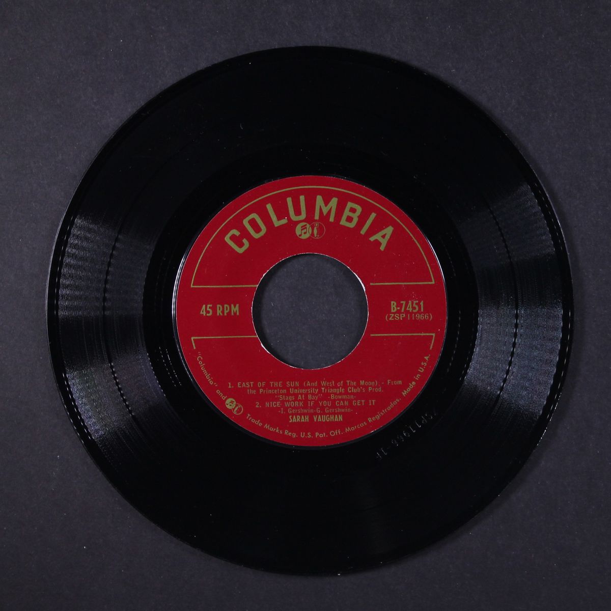 in hi-f- by SARAH VAUGHAN