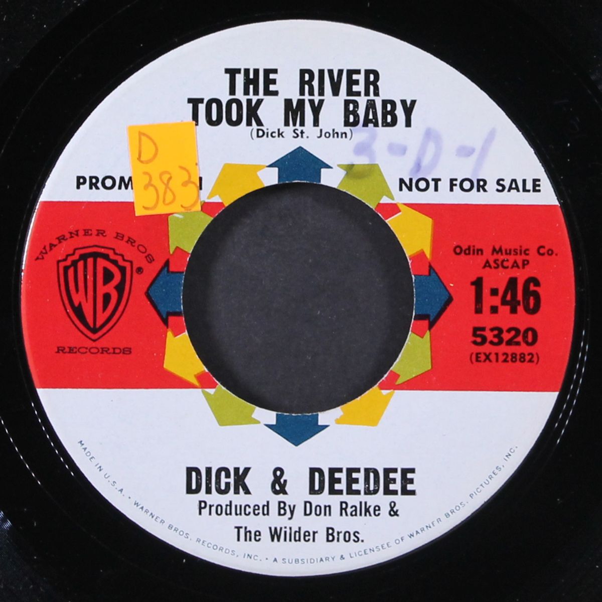 the river took my baby / my lonely self by DICK & DEE DEE