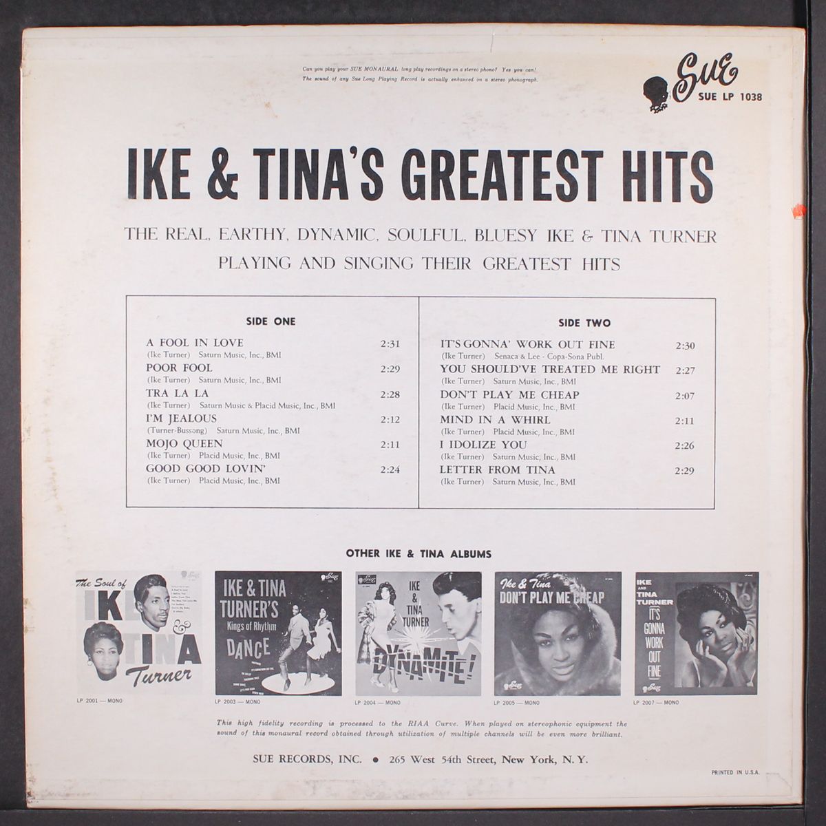 greatest hits by IKE & TINA TURNER