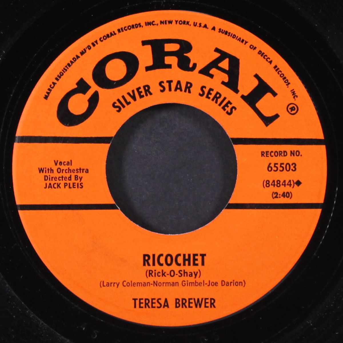 till i waltz again with you / ricochet by TERESA BREWER