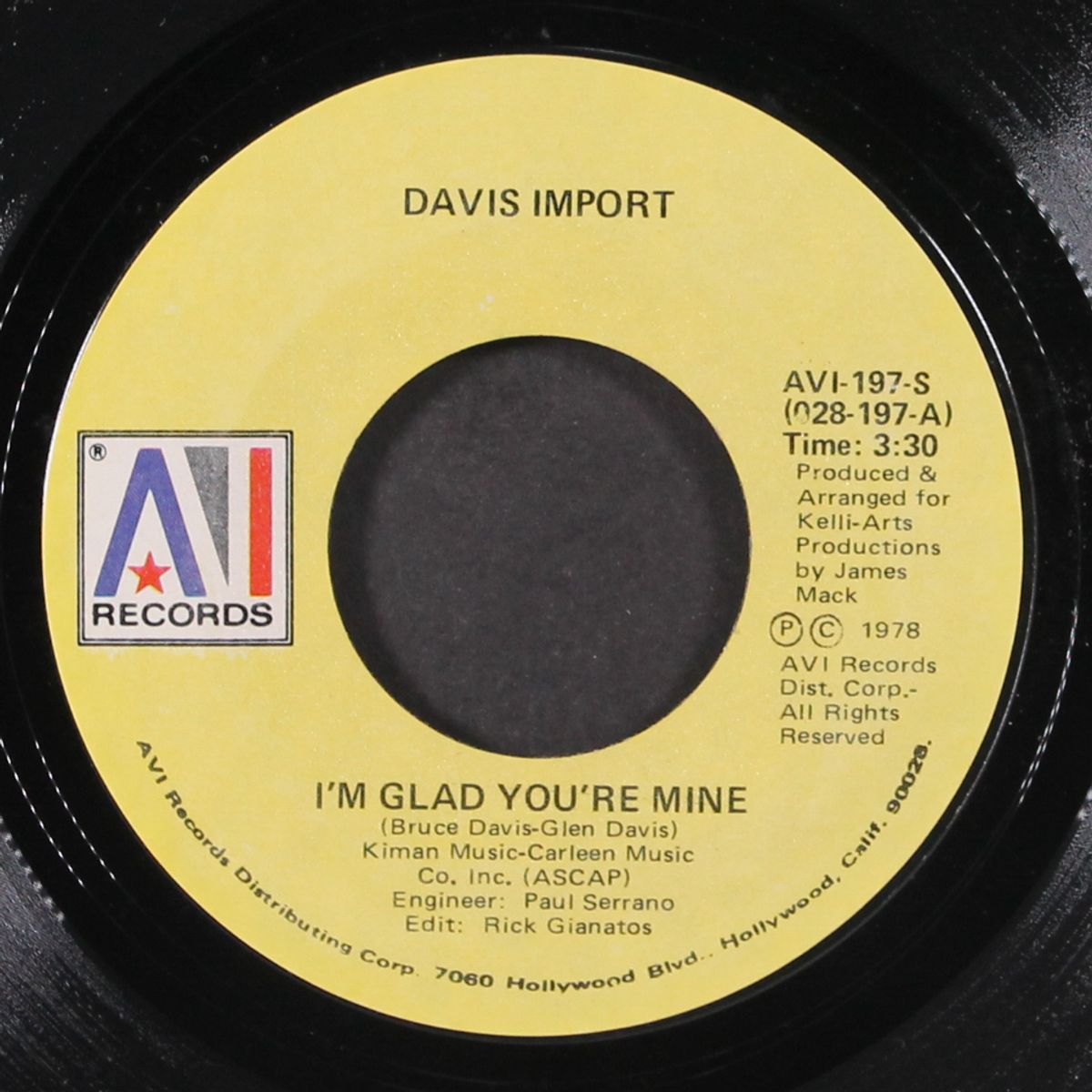i'm glad you're mine / starchild by DAVIS IMPORT
