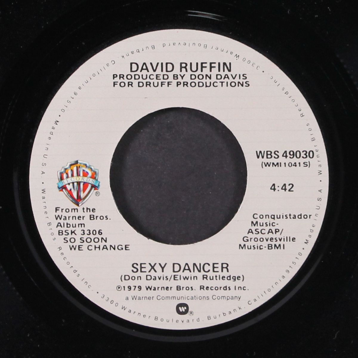 break my heart / sexy dancer by DAVID RUFFIN