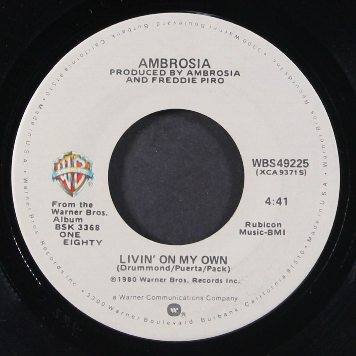 biggest part of me / livin' on my own by AMBROSIA