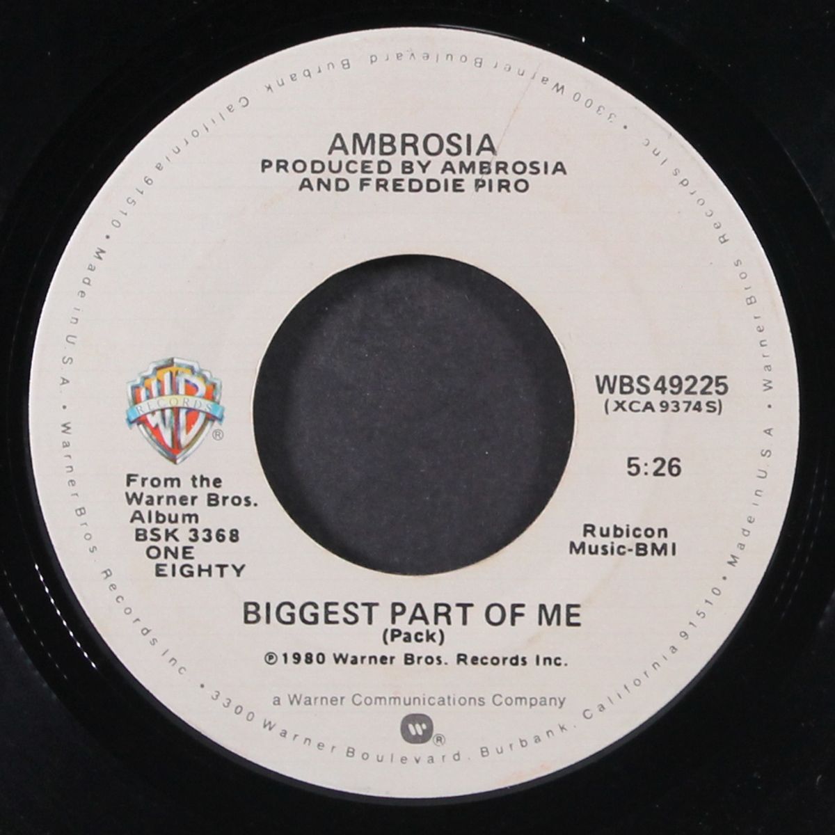 biggest part of me / livin' on my own by AMBROSIA