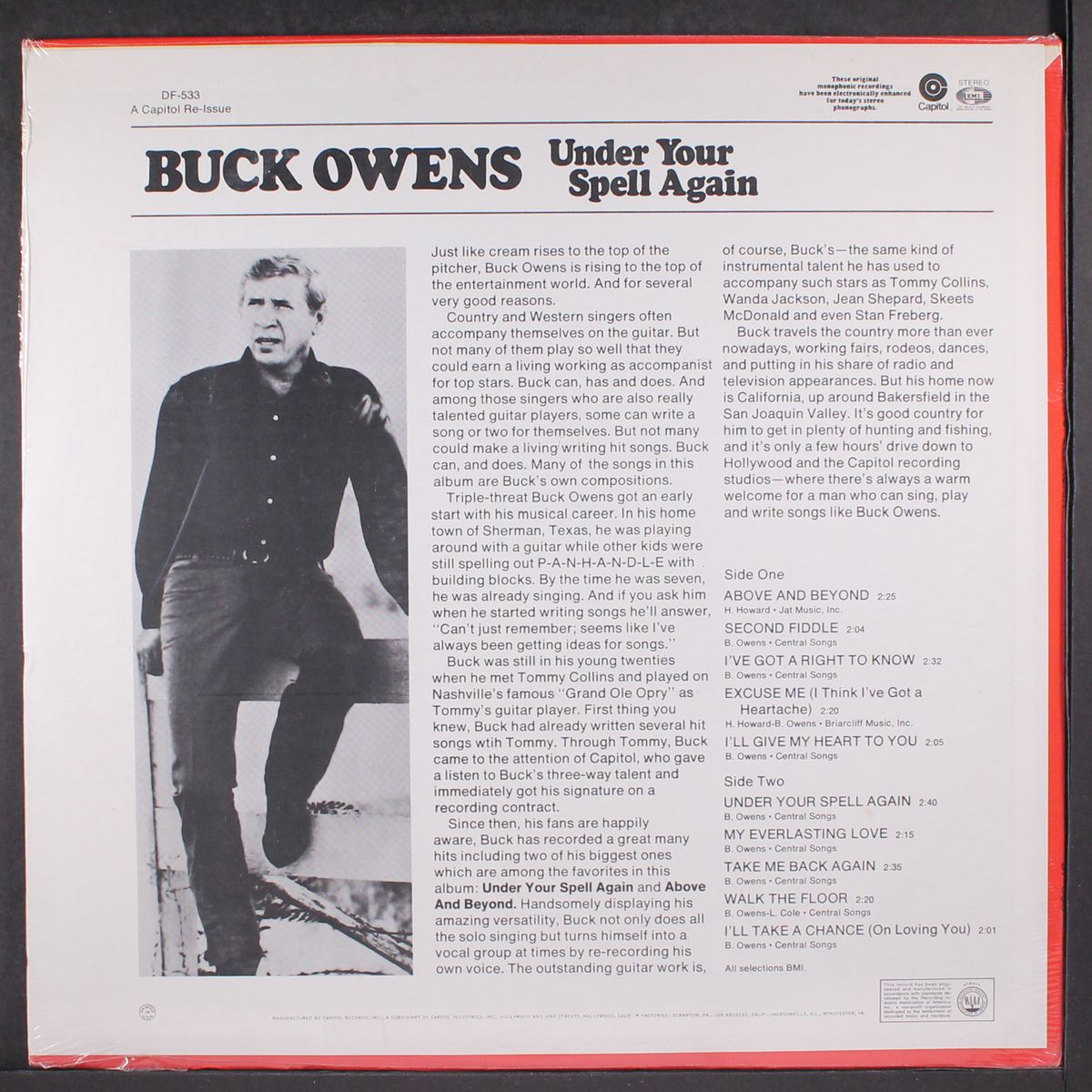 under your spell again by BUCK OWENS