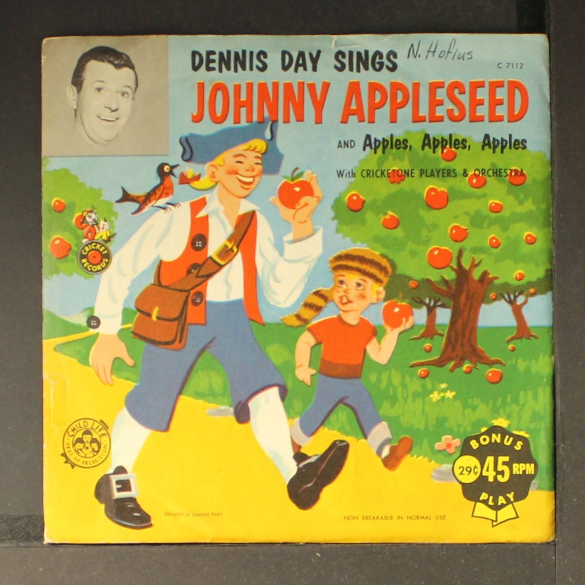 johnny appleseed by DENNIS DAY