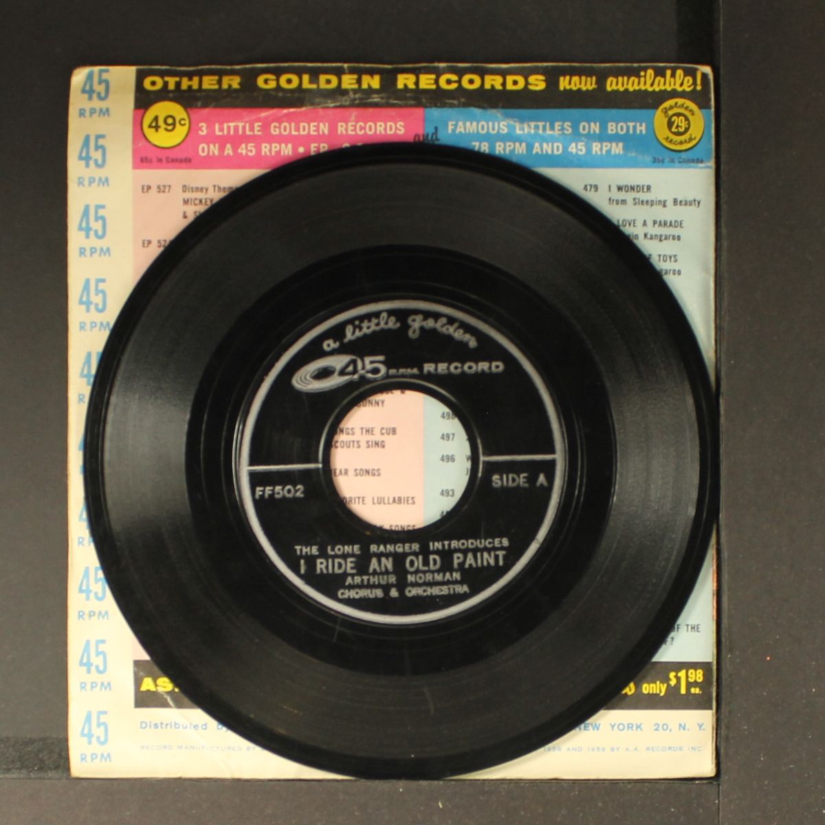 the lone ranger; i ride on old paint by ARTHUR NORMAN CHORUS