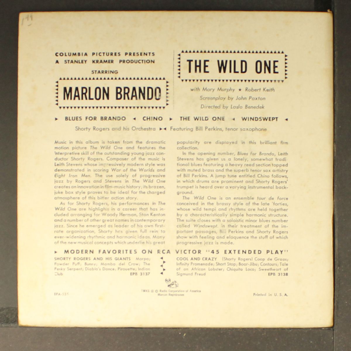 the wild one by SHORTY ROGERS