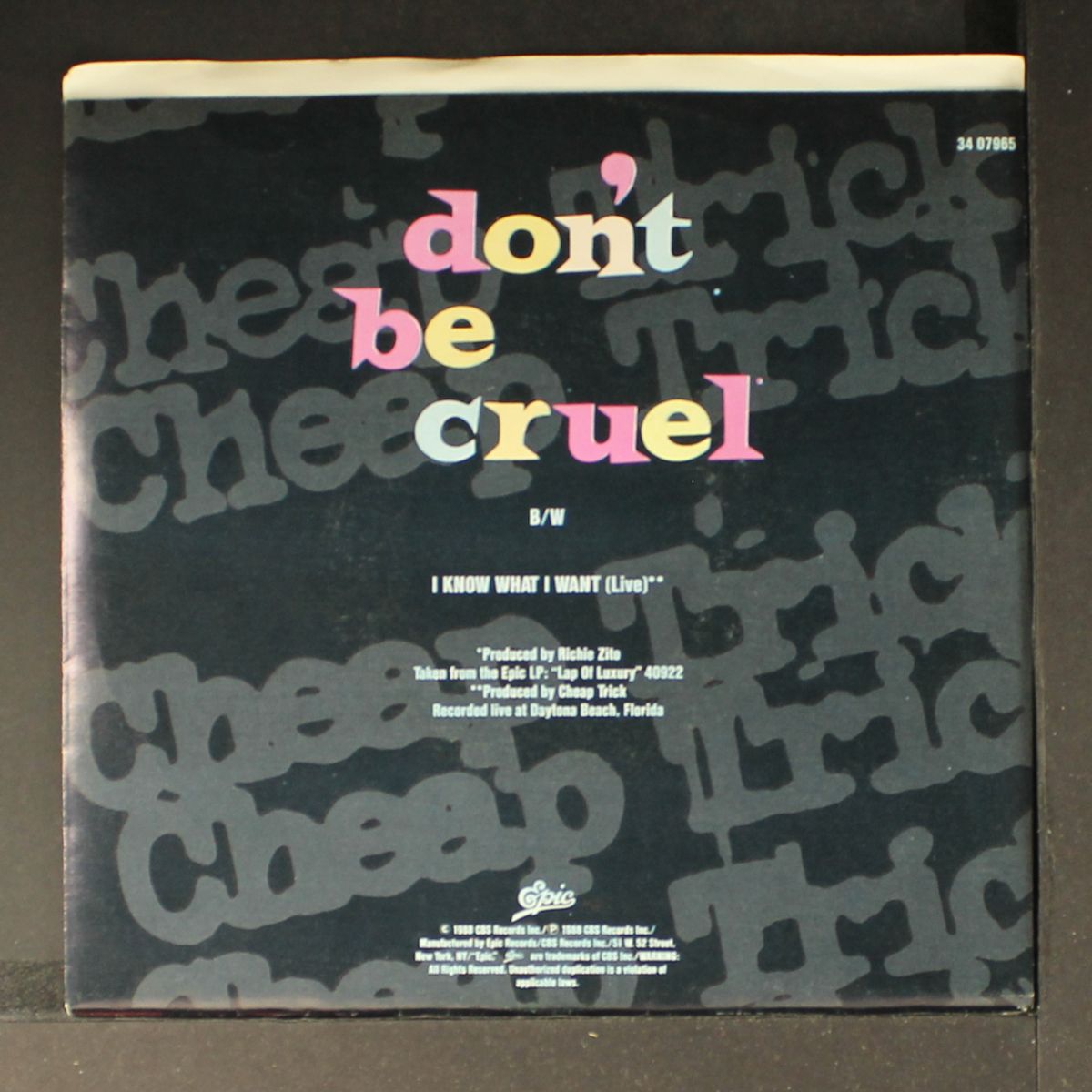 don't be cruel by CHEAP TRICK