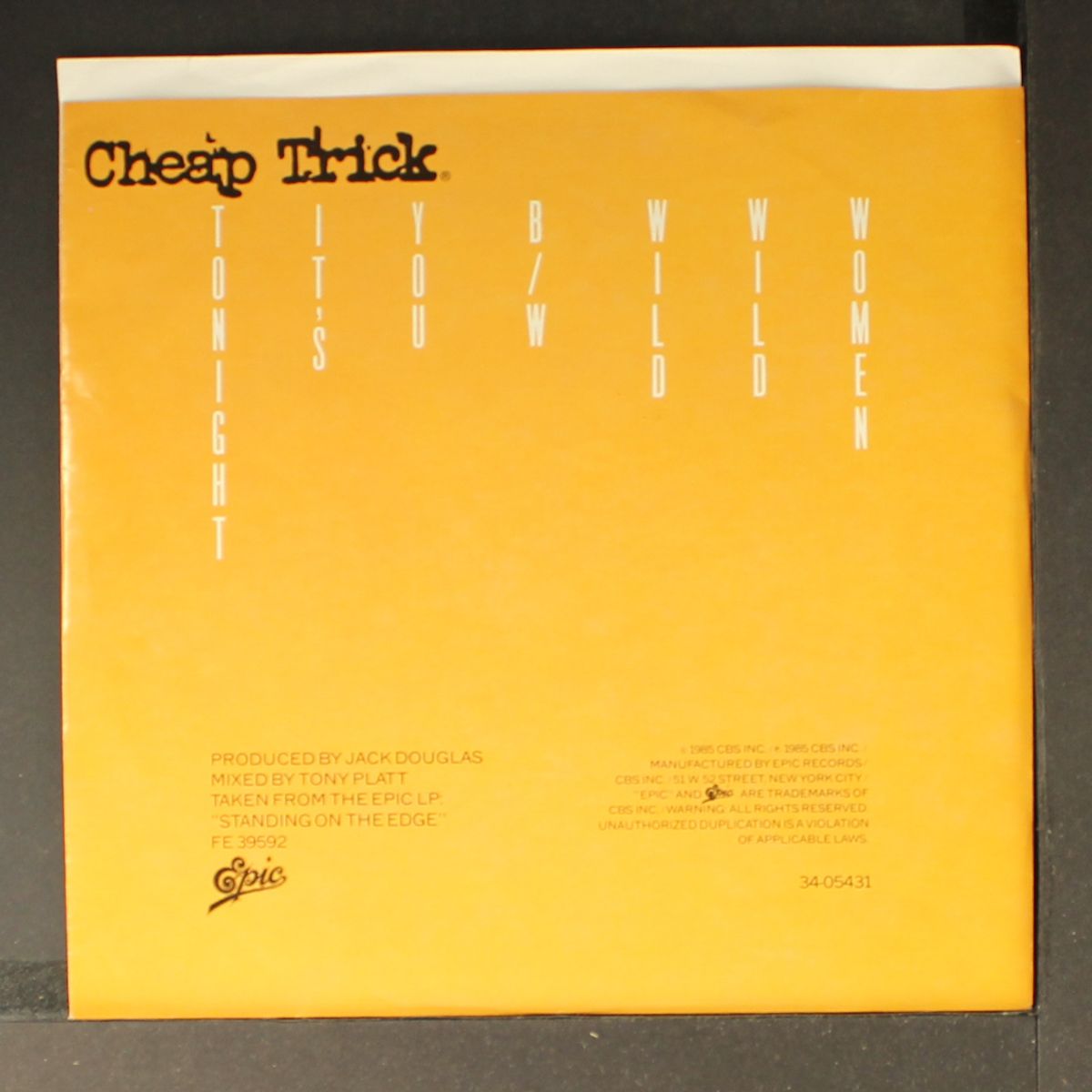 tonight it's you / wild wild women by CHEAP TRICK