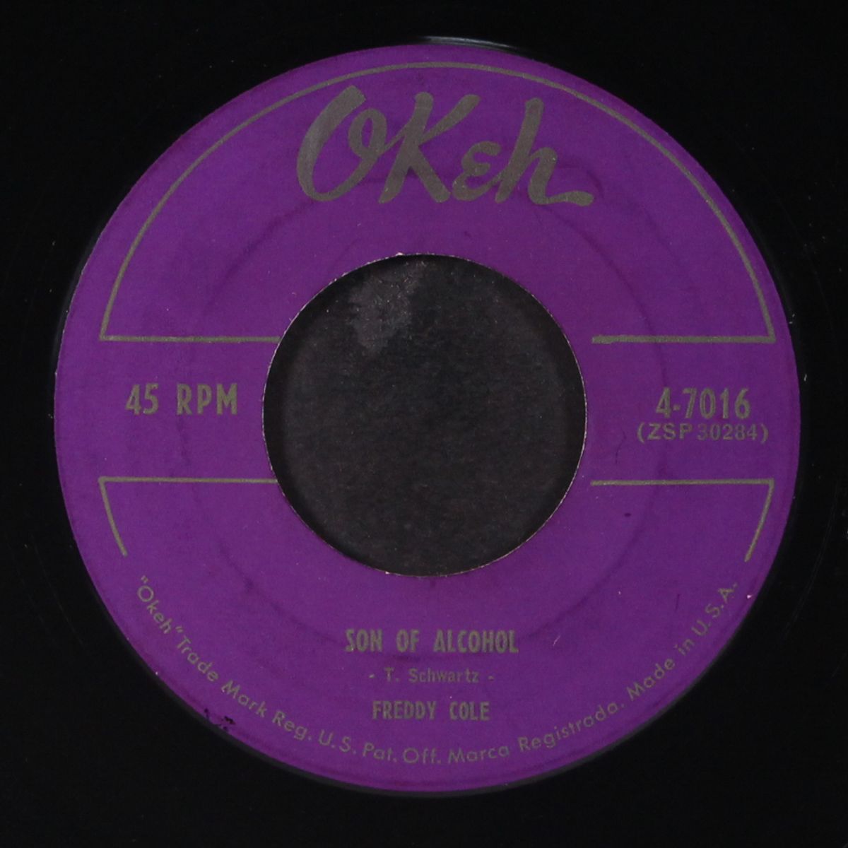 son of alcohol by FREDDY COLE