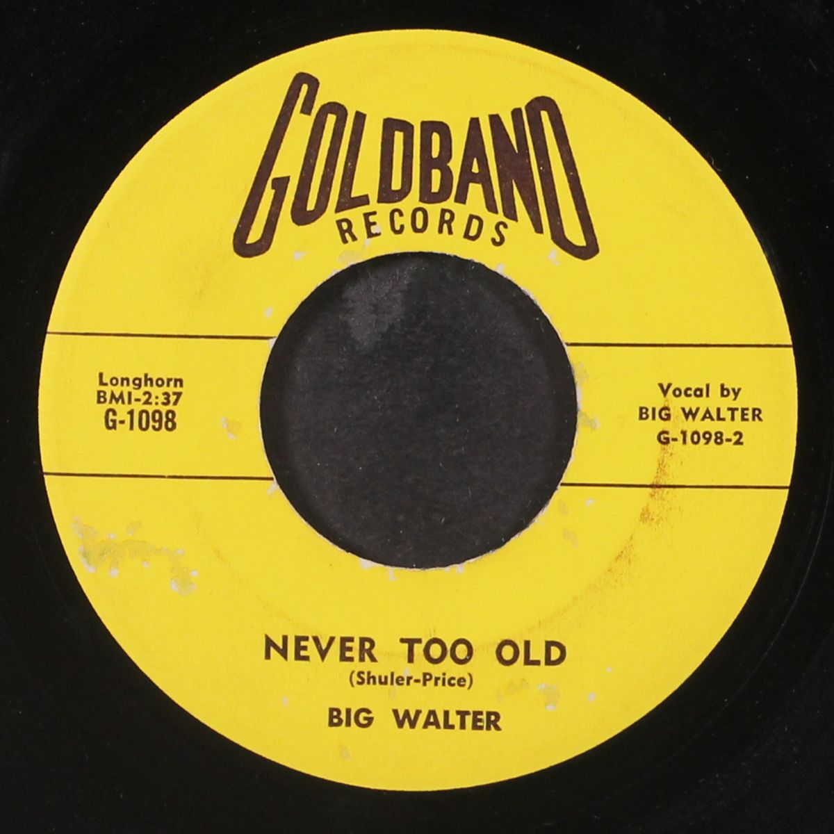 oh ramona / never too old by BIG WALTER