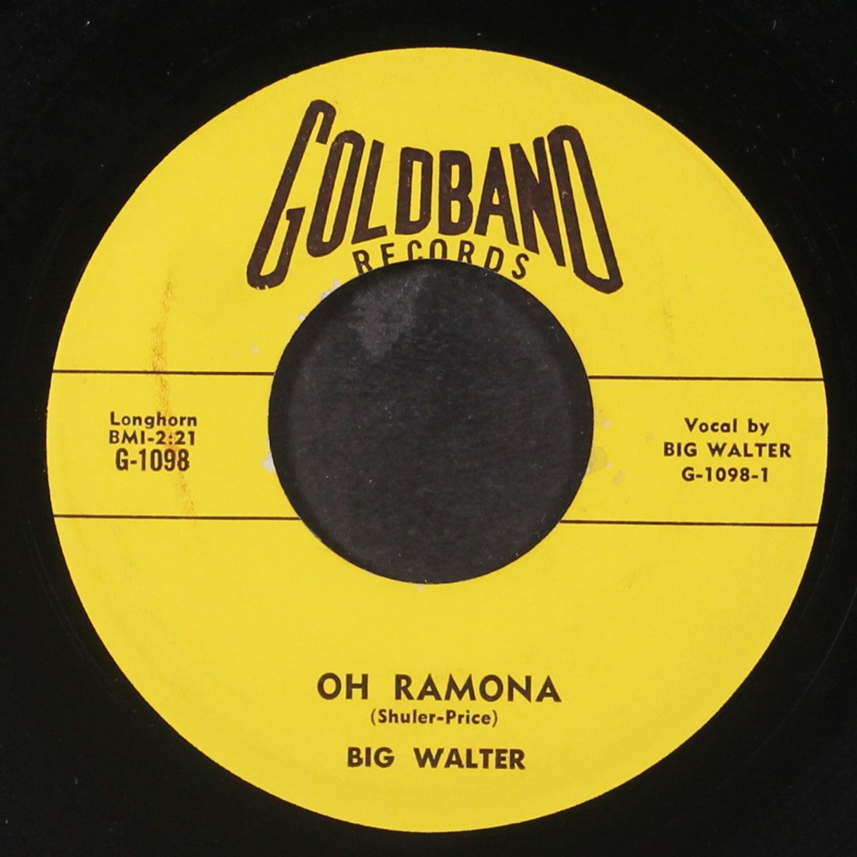 oh ramona / never too old by BIG WALTER