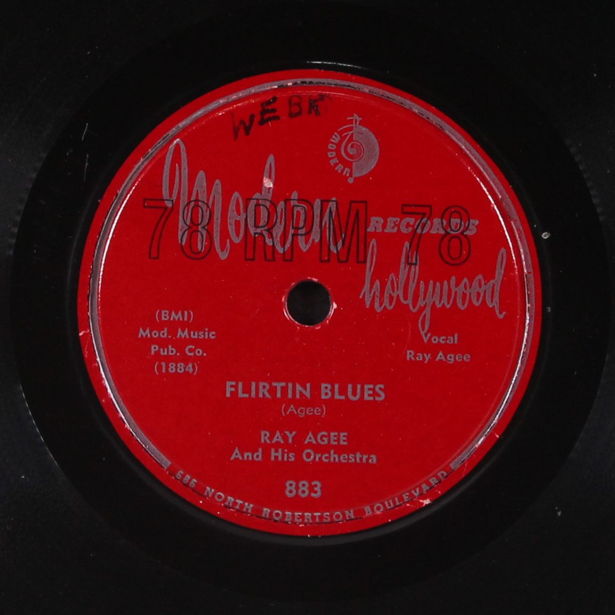 flirtin blues / it's bed time baby by RAY AGEE