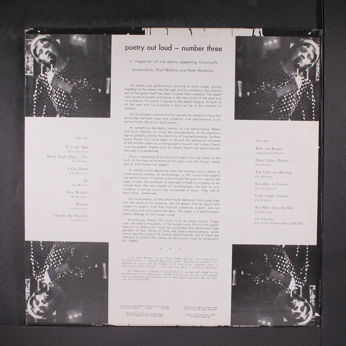 poetry out loud number three by VARIOUS