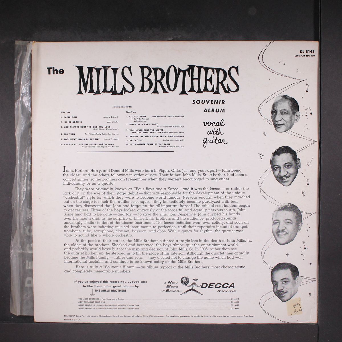 souvenir album by MILLS BROTHERS