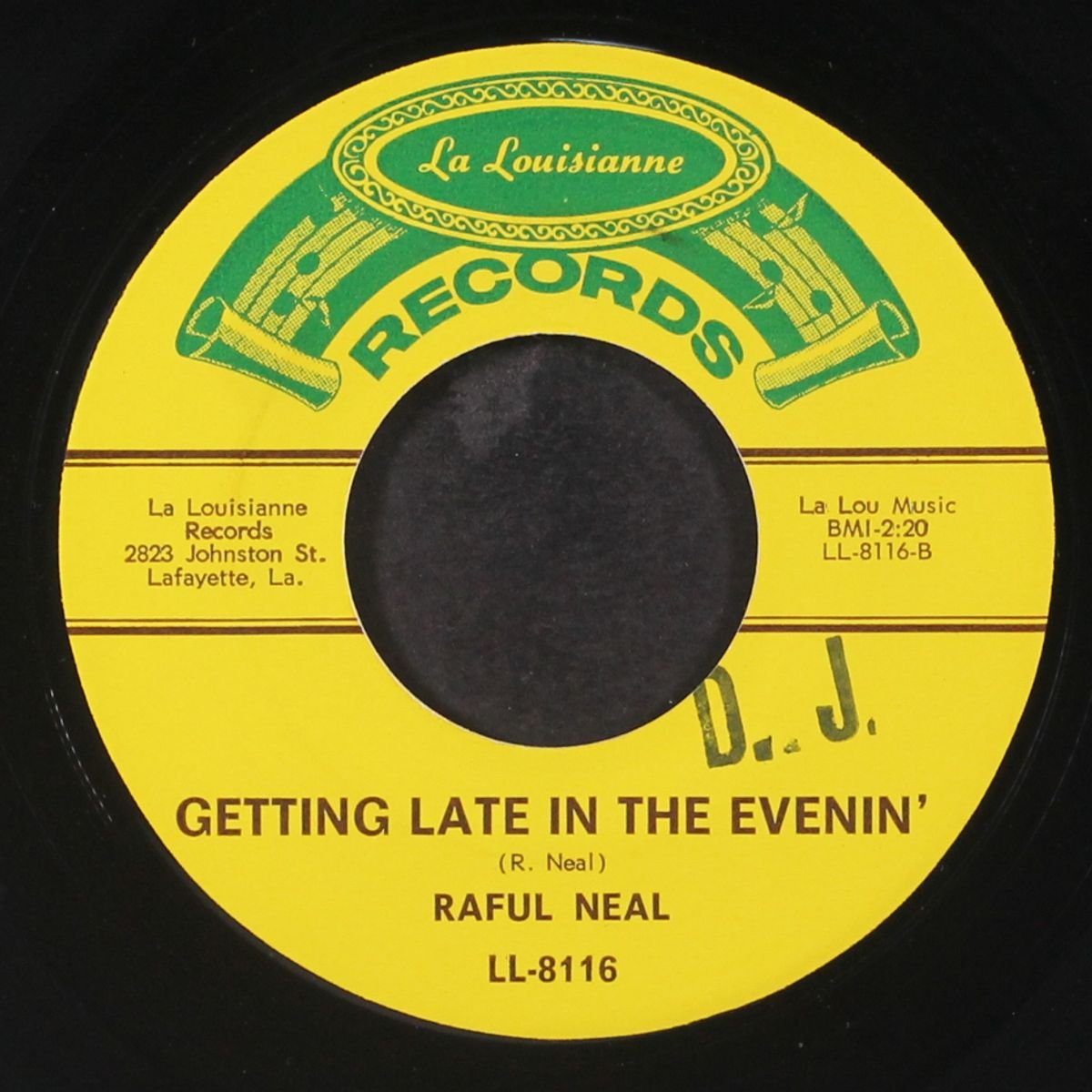 change my way of living / getting late in the evenin' by RAFUL NEAL