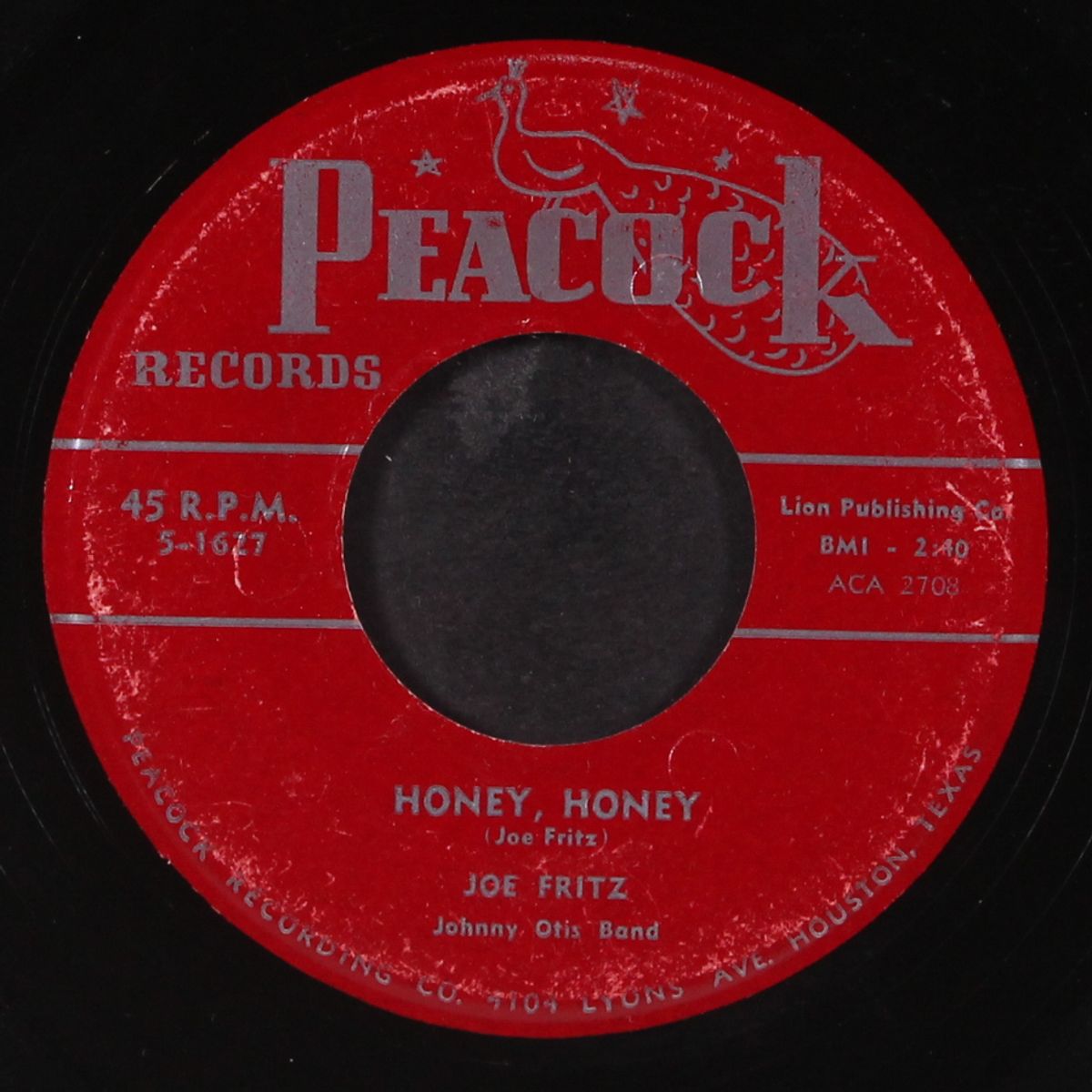 honey, honey / the woman i love by JOE FRITZ