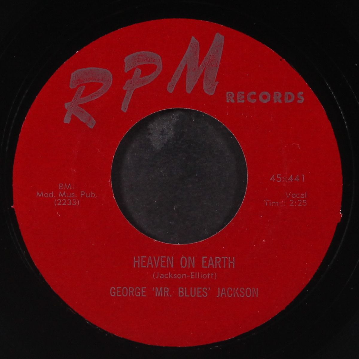 hold me / heaven on earth by GEORGE JACKSON