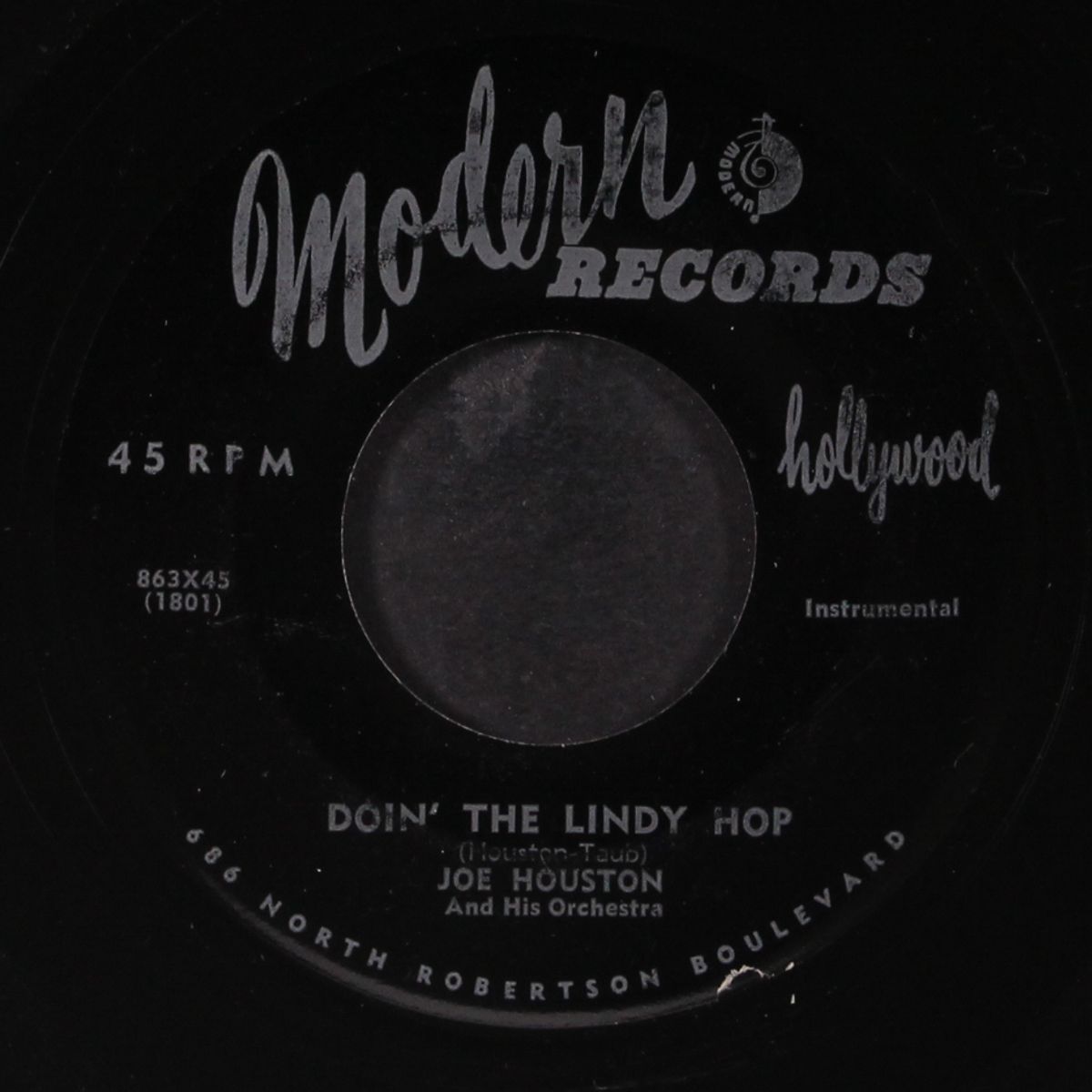 doin' the lindy hop / sand storm by JOE HOUSTON