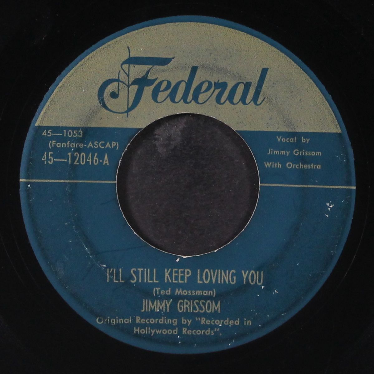 once in love blues / i'll still keep loving you by JIMMY GRISSOM