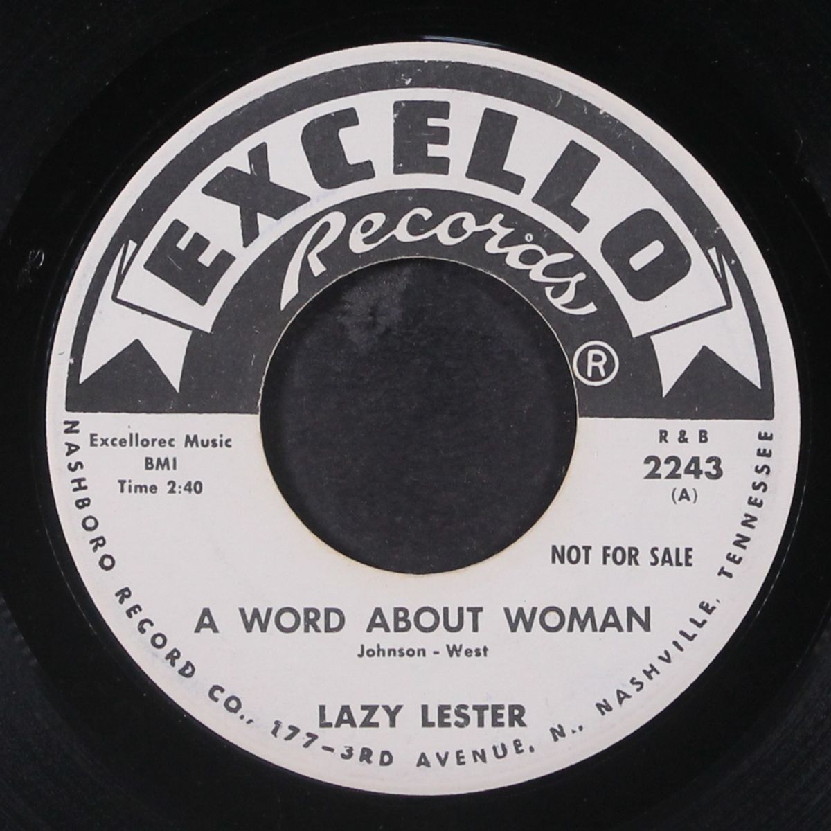 a word about a woman / could happen to you by LAZY LESTER