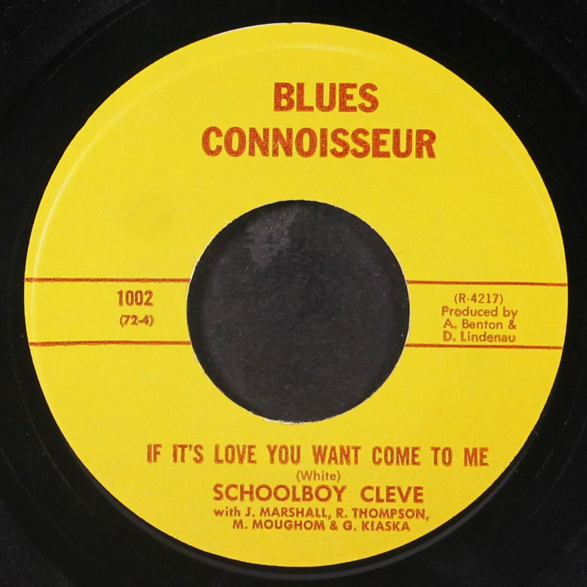 my heart is crying / if it's love you want come to me by SCHOOLBOY CLEVE