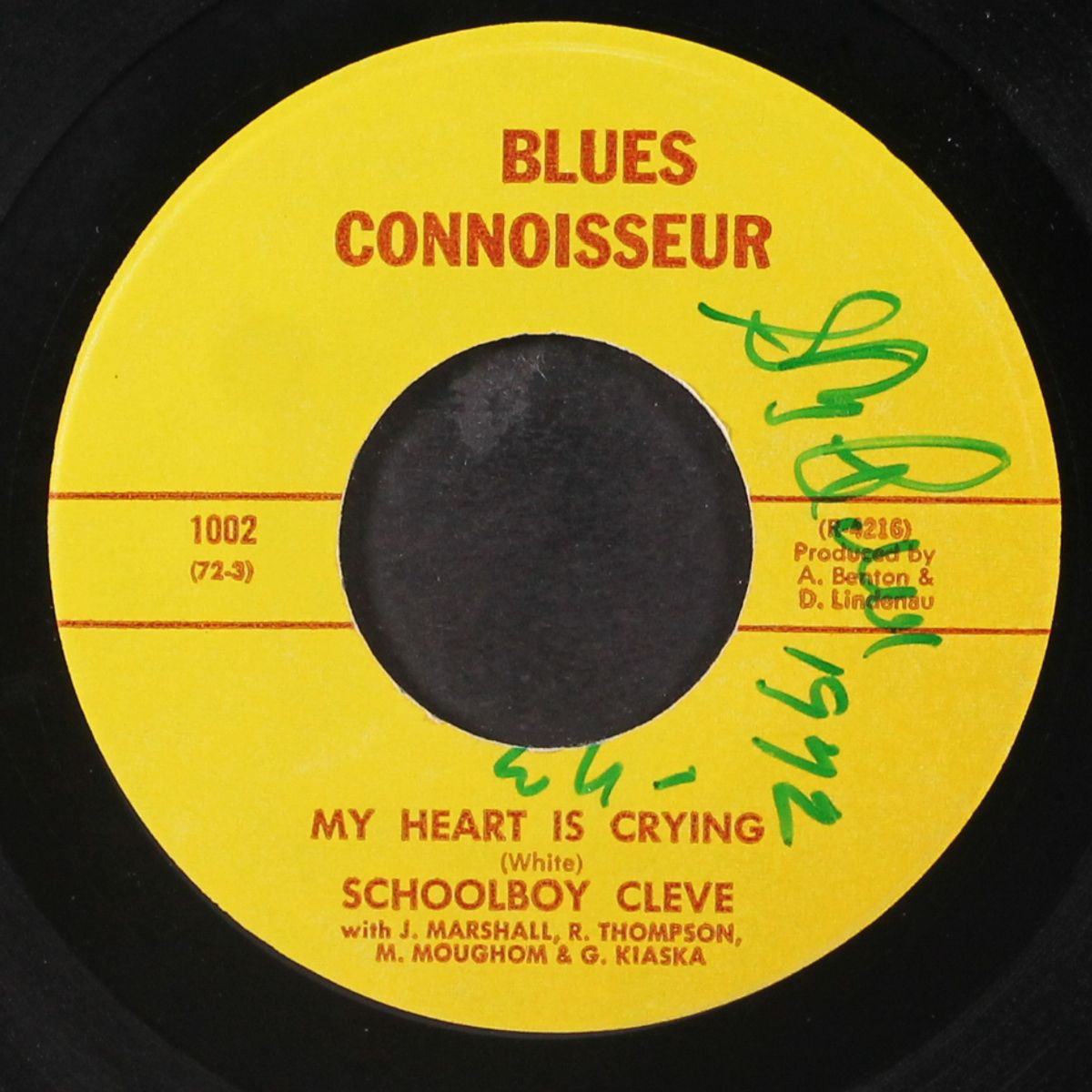 my heart is crying / if it's love you want come to me by SCHOOLBOY CLEVE