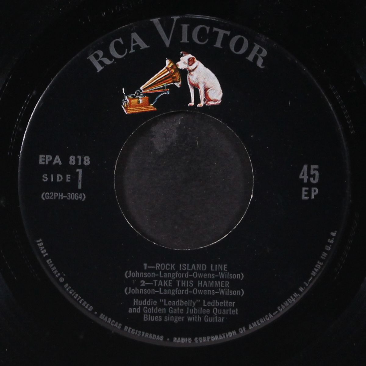 rock island line and other folk songs by LEAD BELLY