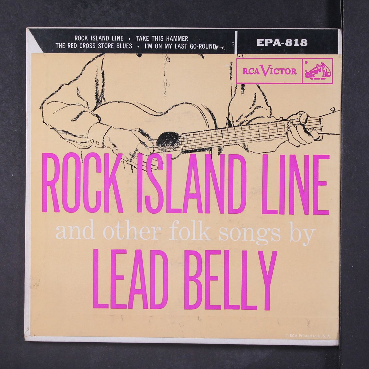 rock island line and other folk songs by LEAD BELLY