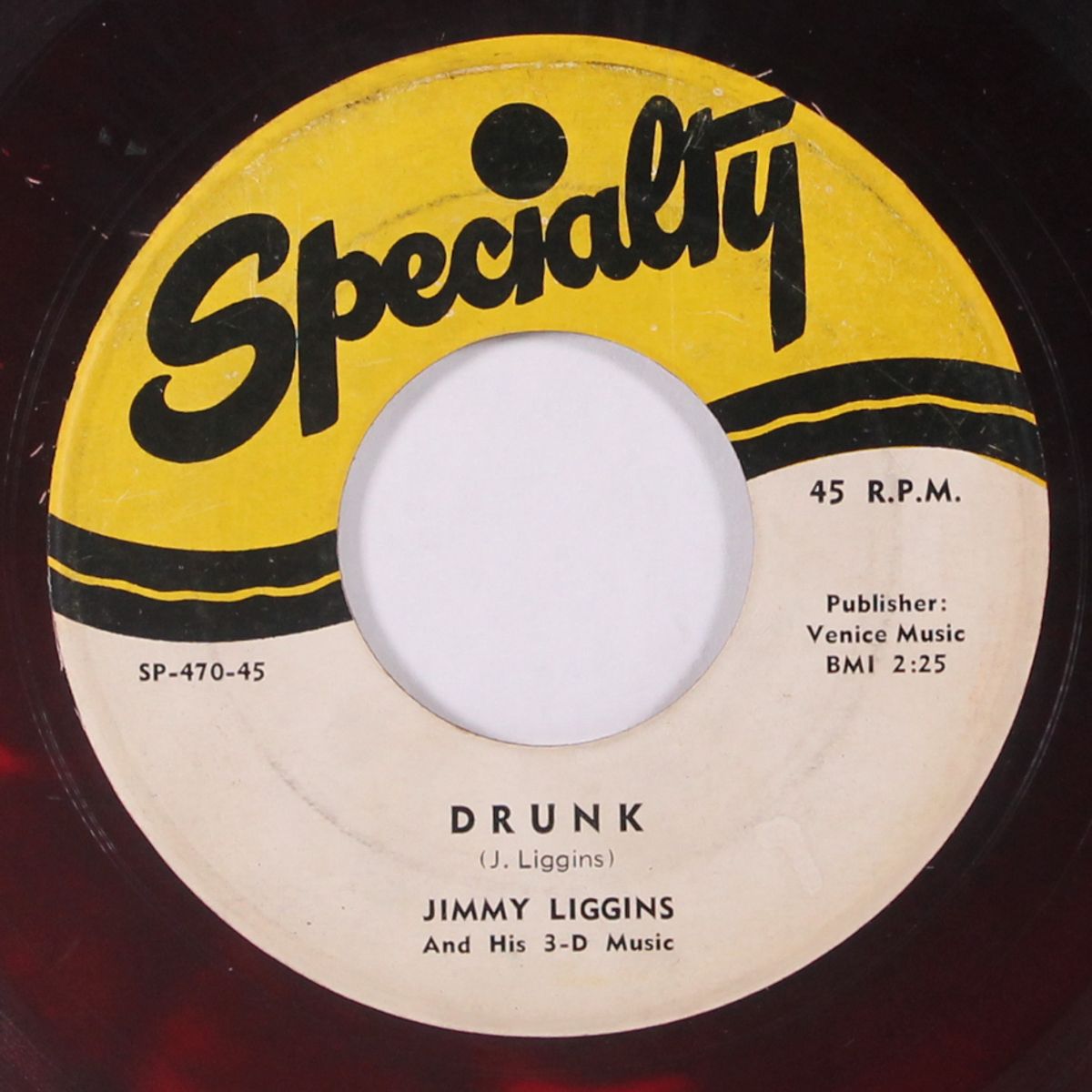 drunk / i'll never let you go by JIMMY LIGGINS