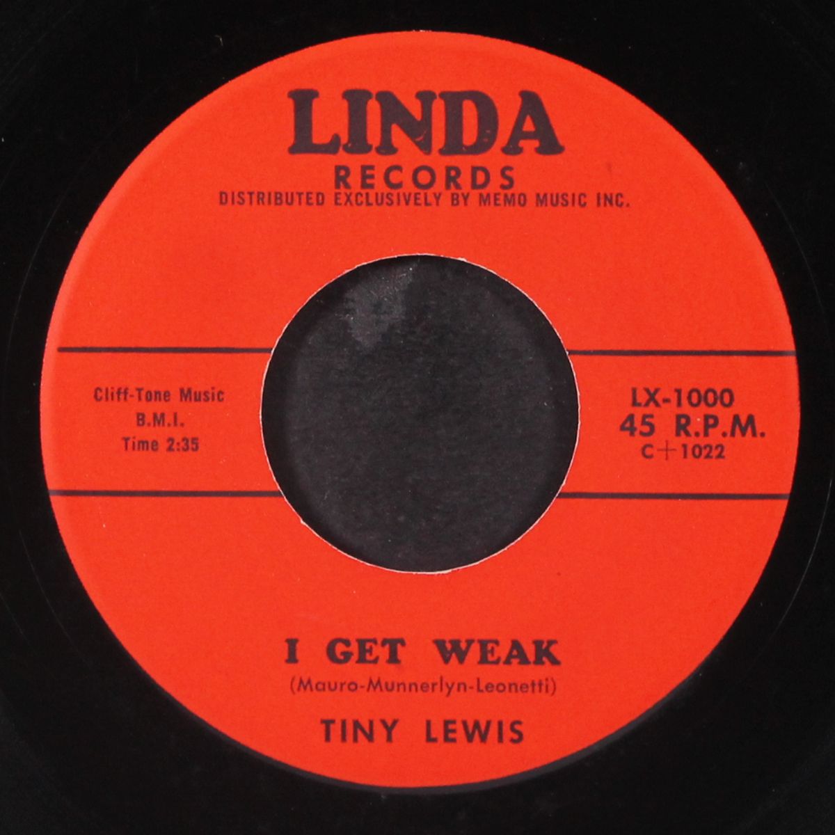 i get weak / too much rockin' by TINY LEWIS