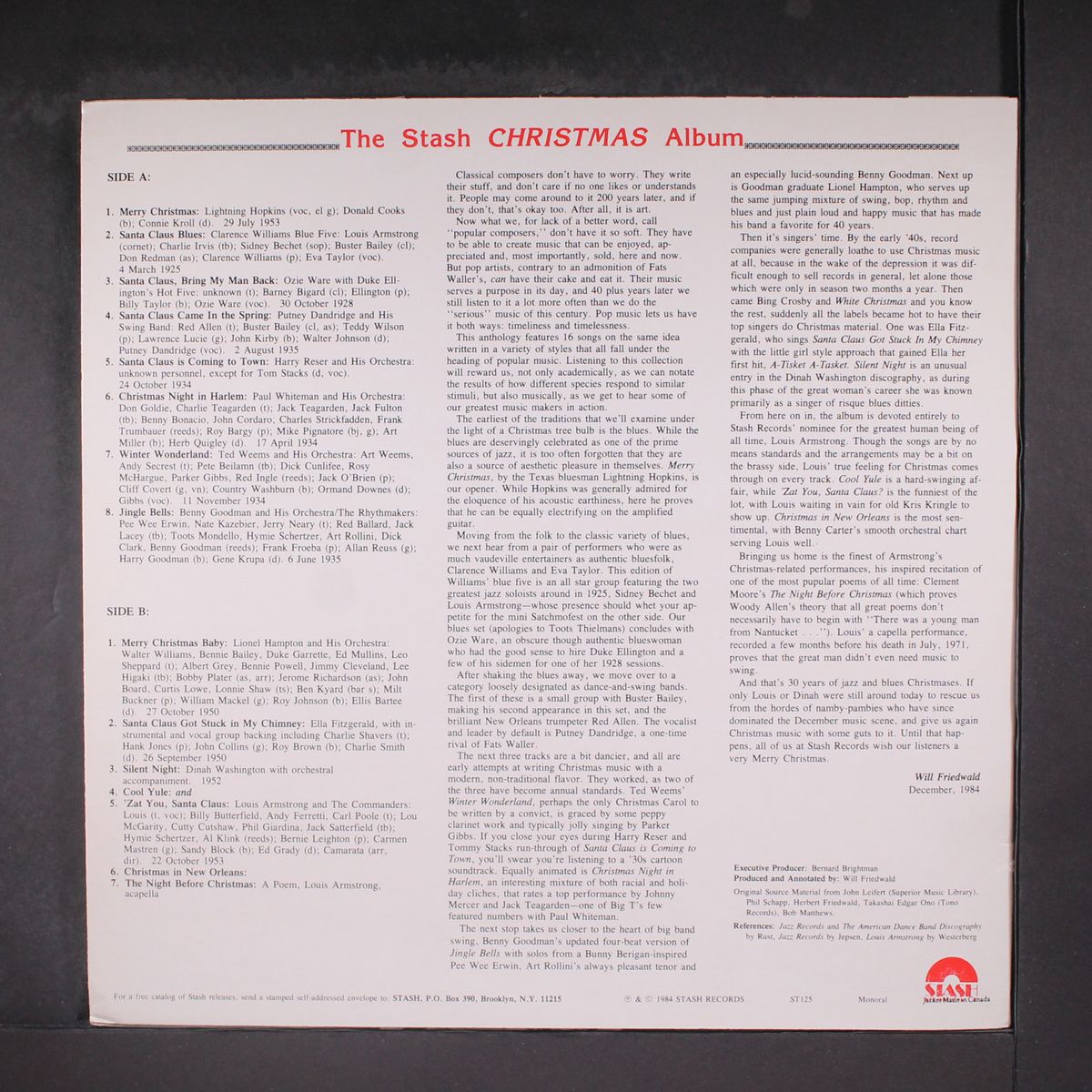 the stash christmas album by VARIOUS