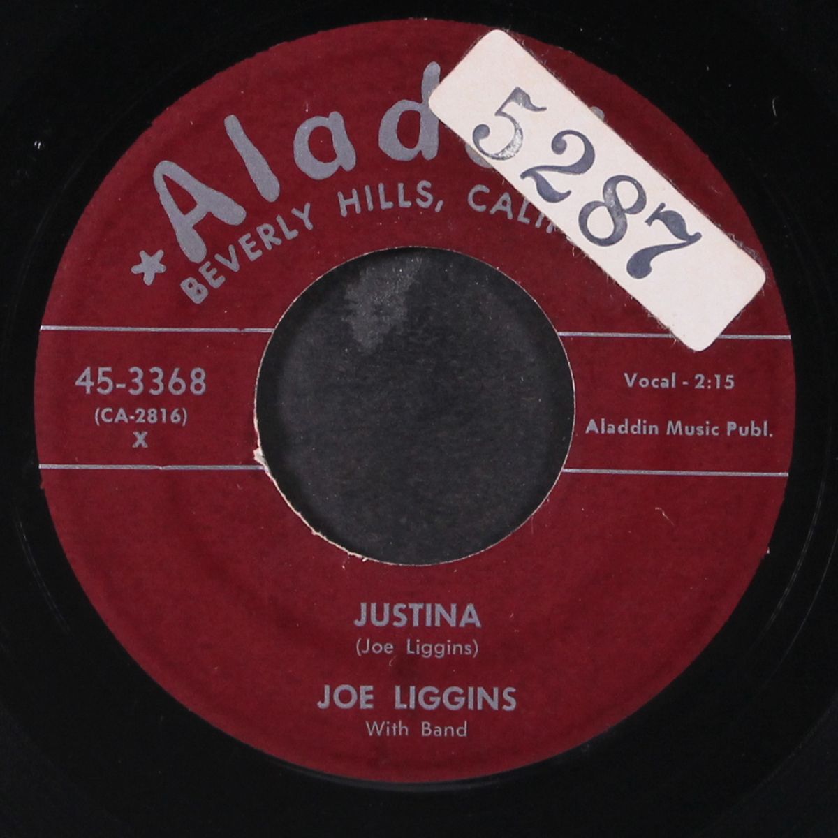 justina / go ahead by JOE LIGGINS