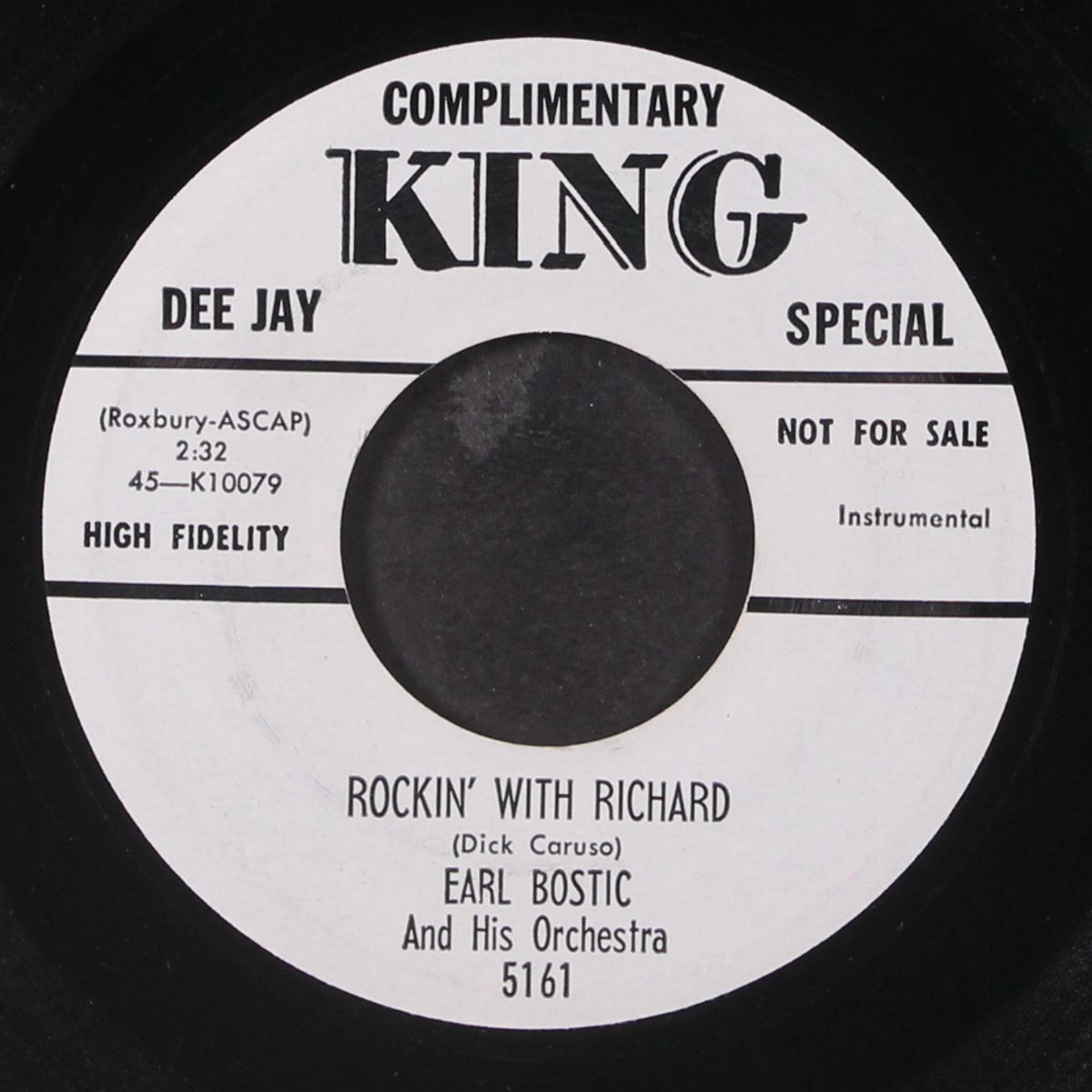 rockin' with richard / redskin cha cha by EARL BOSTIC