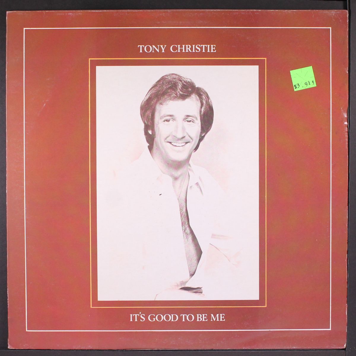 it's good to be me by TONY CHRISTIE