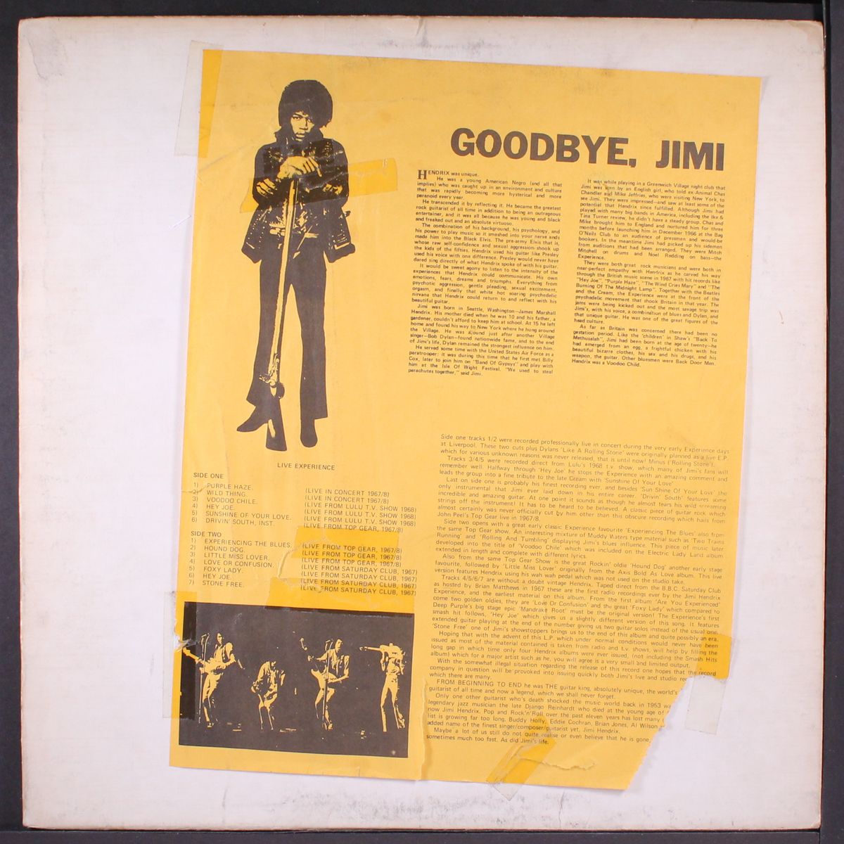 goodbye, jimi by JIMI HENDRIX