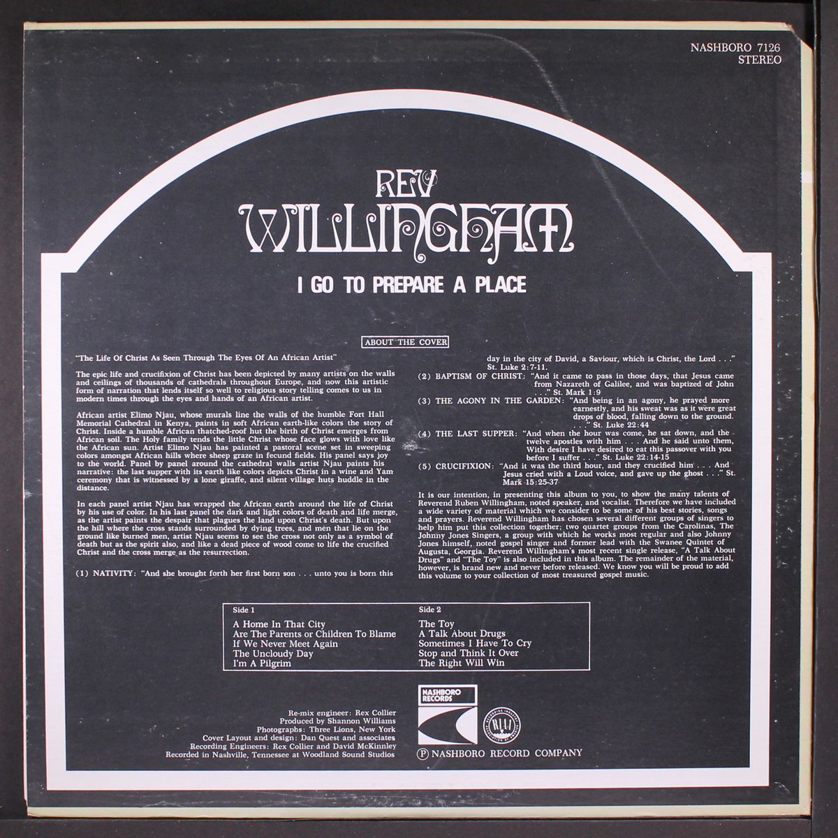 i go to prepare a place by REV. WILLINGHAM