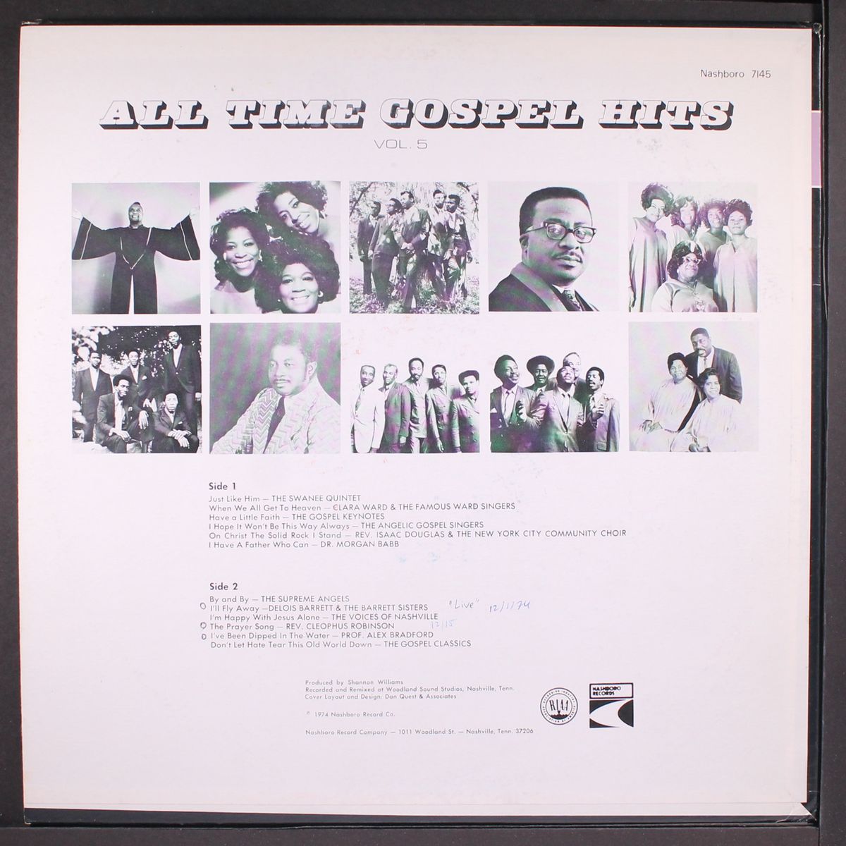 all time gospel hits, vol. 5 by VARIOUS