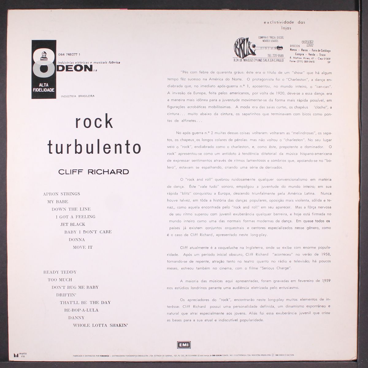 rock turbulento by CLIFF RICHARD