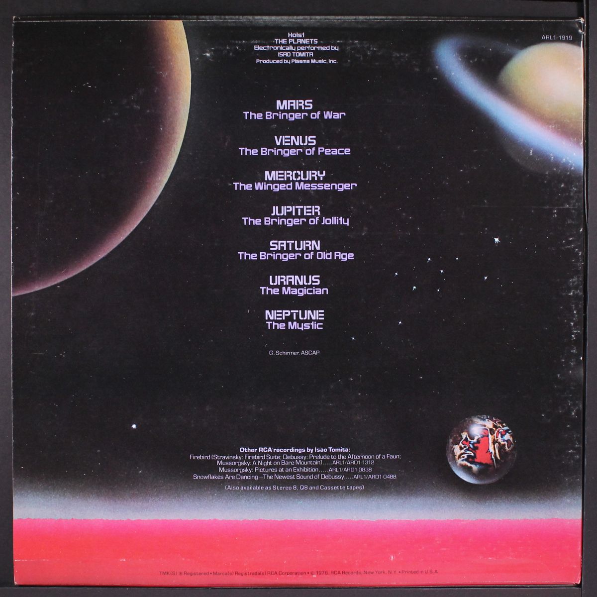 the planets by TOMITA
