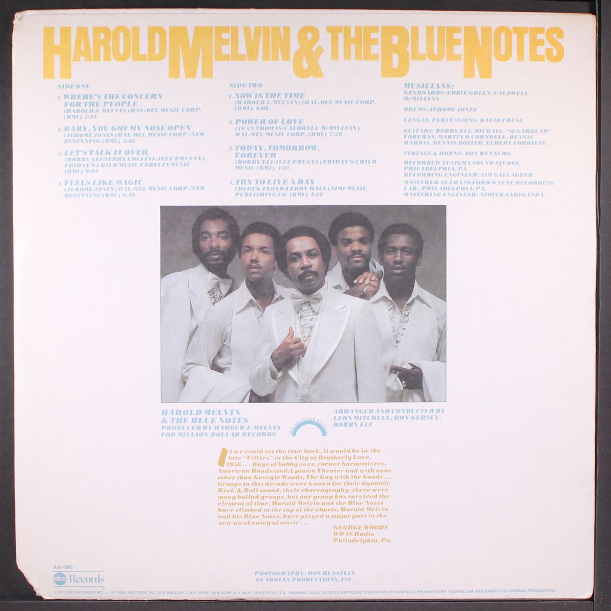 now is the time by HAROLD MELVIN & BLUE NOTES