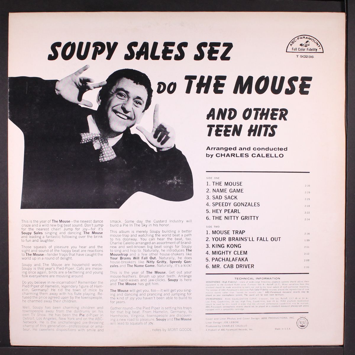 do the mouse by SOUPY SALES