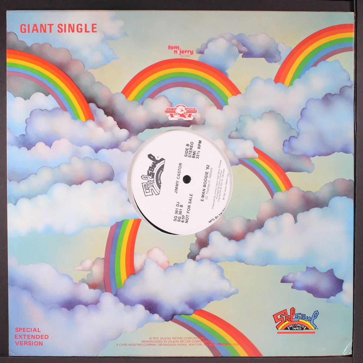 anyway, anywhere, anytime / e-man boogie '82 by JIMMY CASTOR