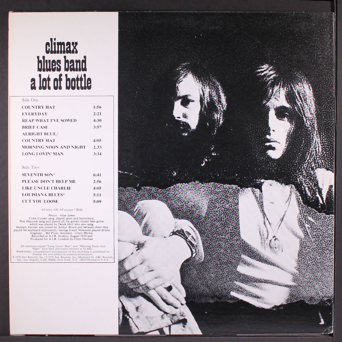 a lot of bottle by CLIMAX BLUES BAND