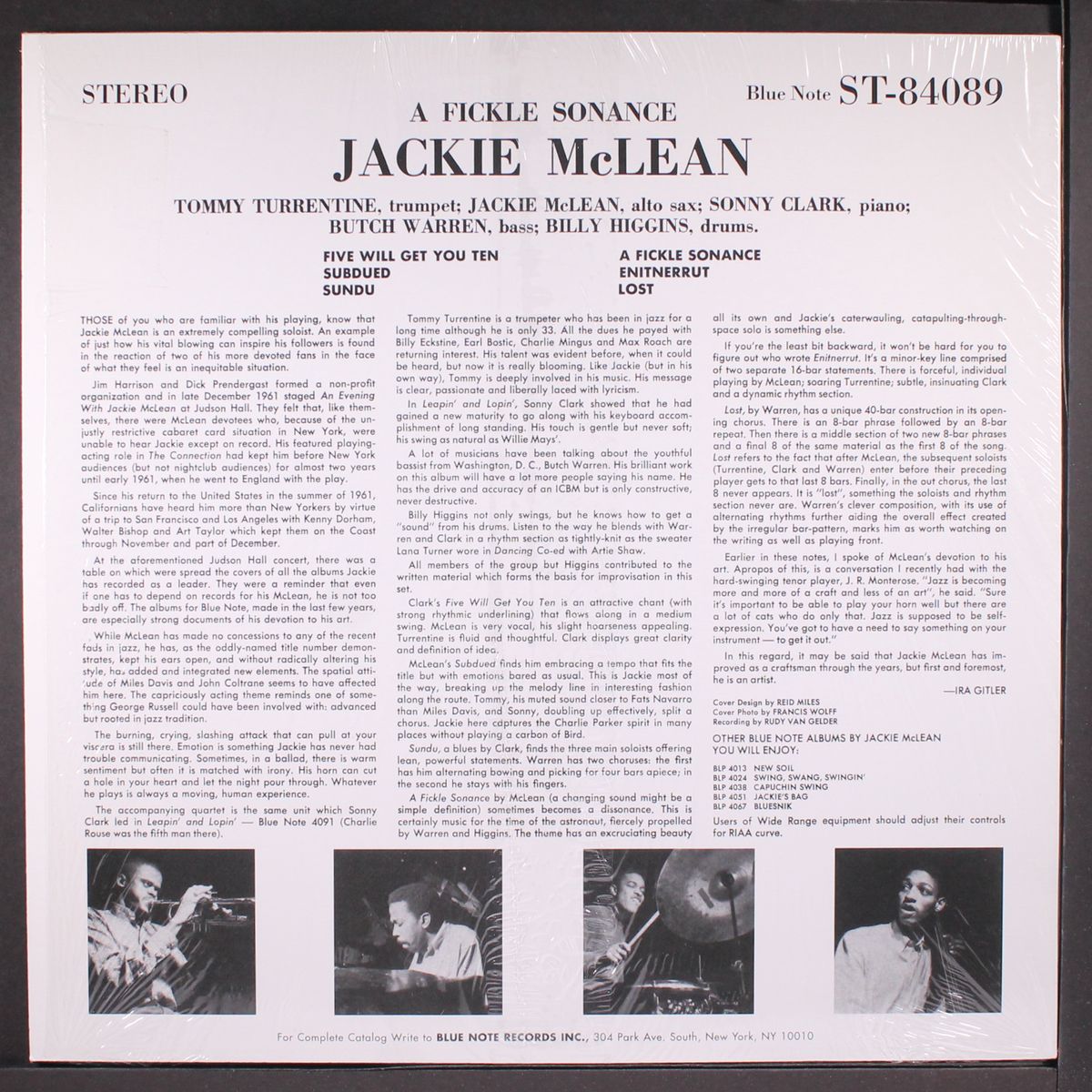 a fickle sonance by JACKIE MCLEAN