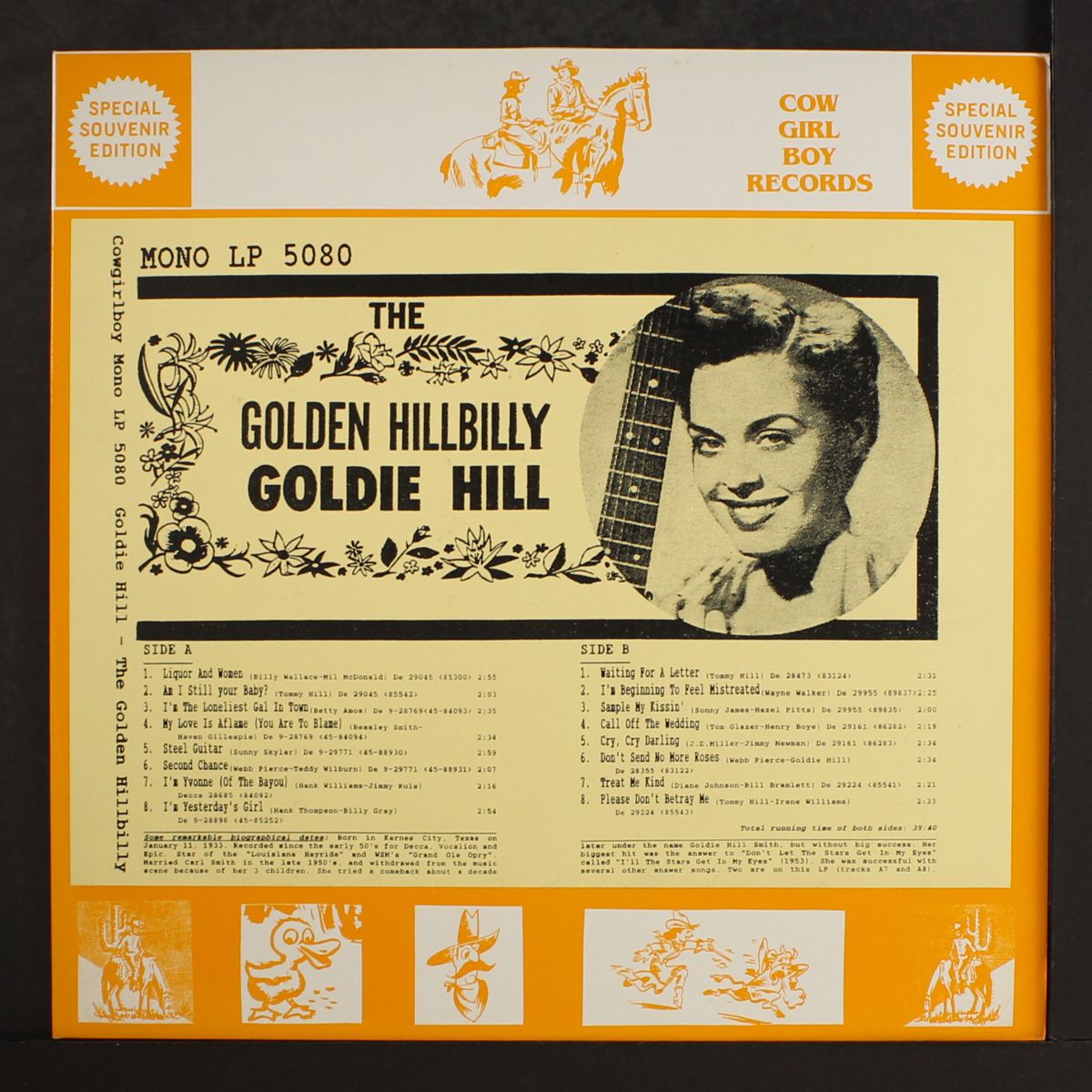 the golden hillbilly by GOLDIE HILL
