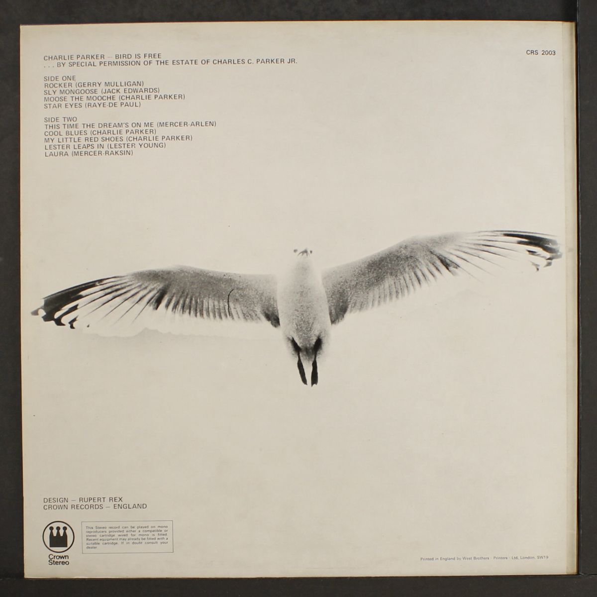 bird is free by CHARLIE PARKER