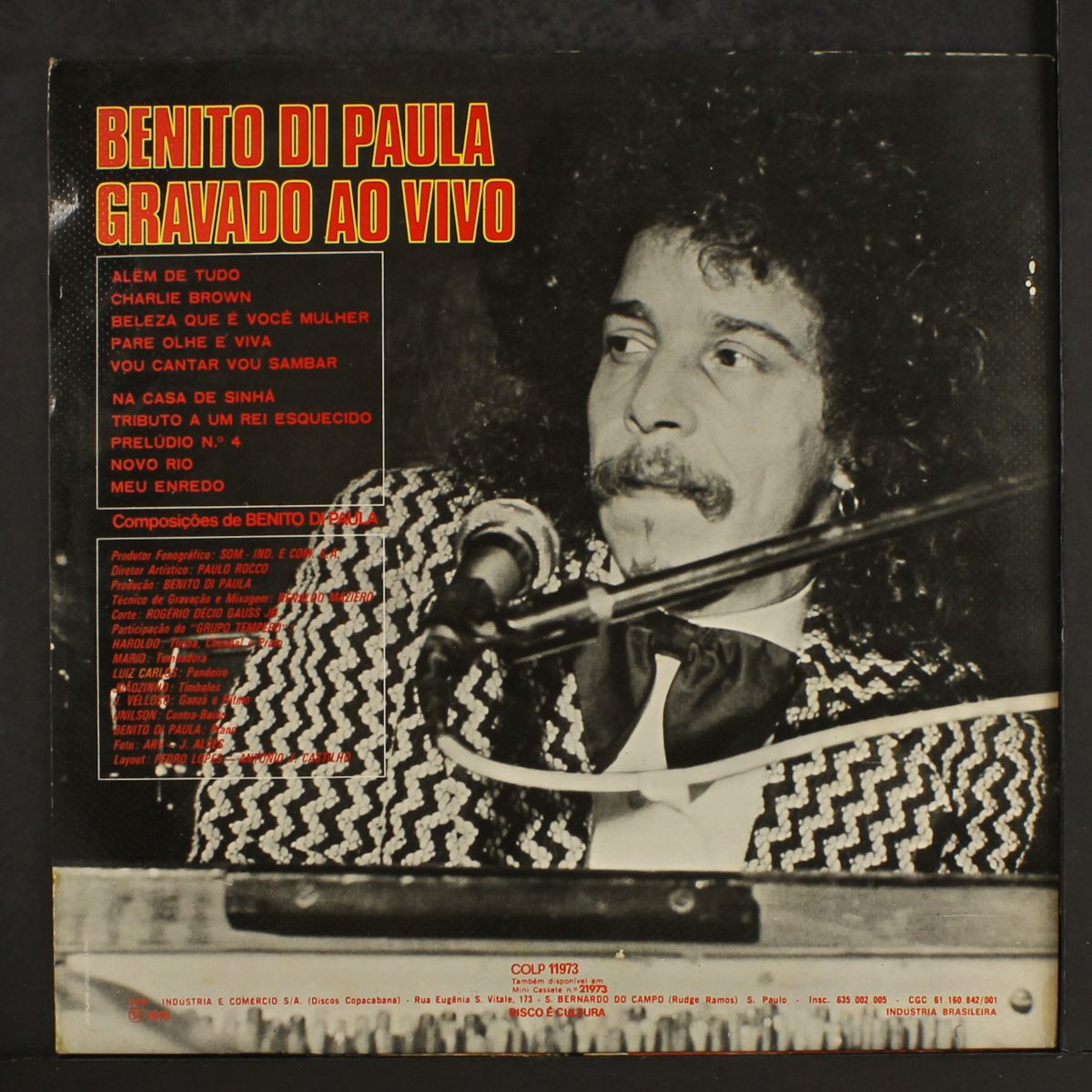 gravado ao vivo by BENITO DI PAULA