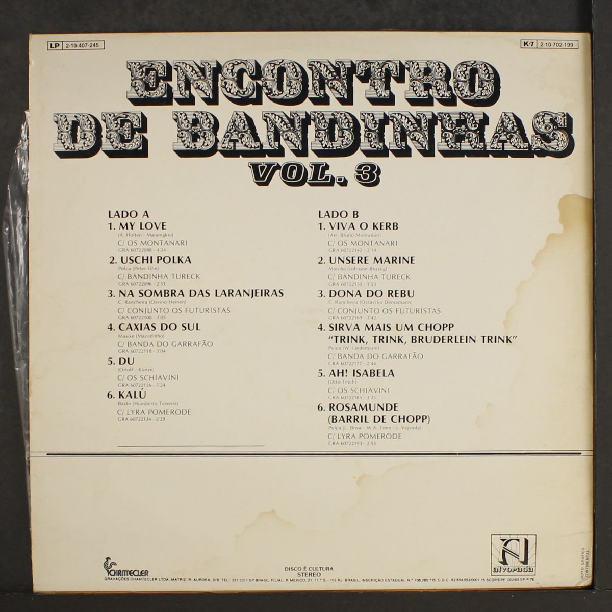 encontro de bandinhas vol. 3 by VARIOUS